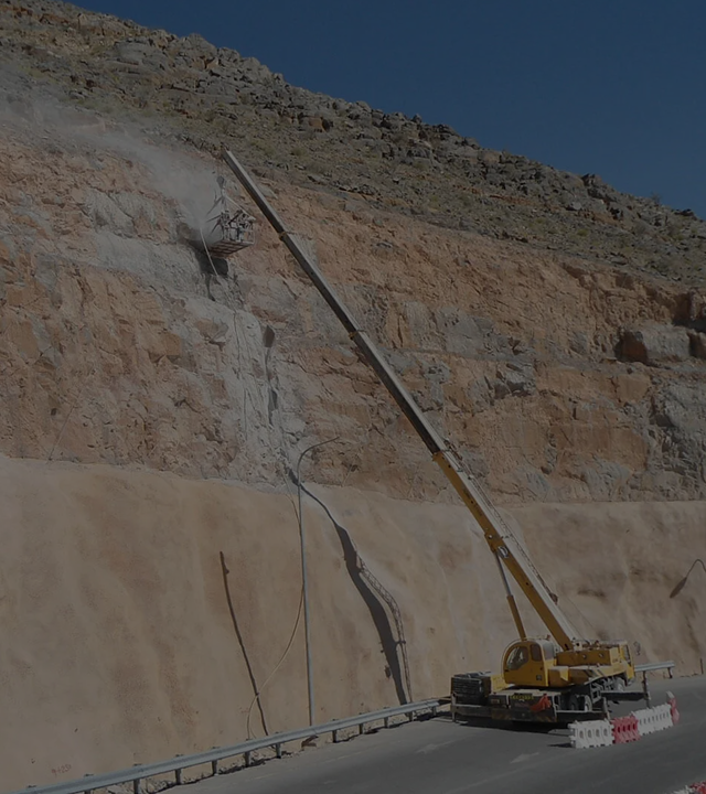 Slope Protection Works for the Upgradation of Birkat Al Mouz - Sayq Road