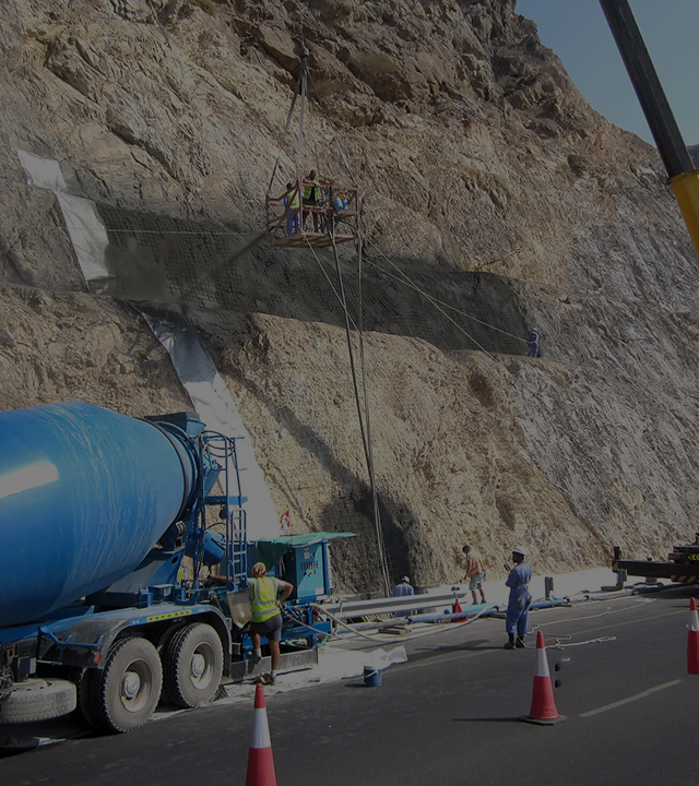 Slope Protection Works for the Design & Construction of Yiti Internal Roads at Al Husn