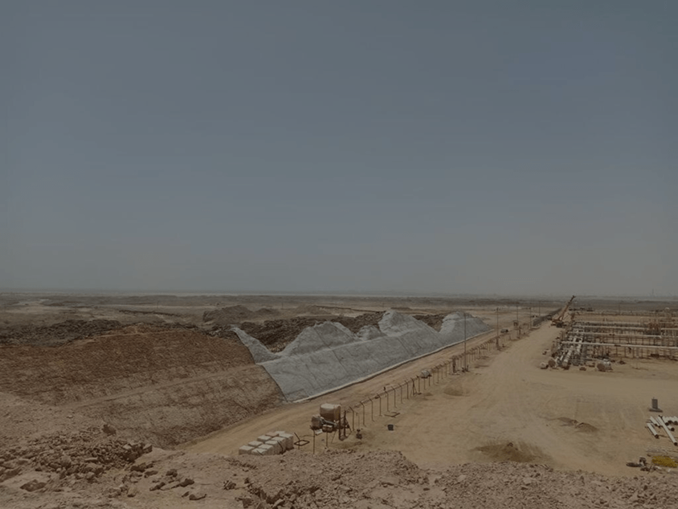 Slope Stabilization and Erosion Control at DUQM Gas Supply Station