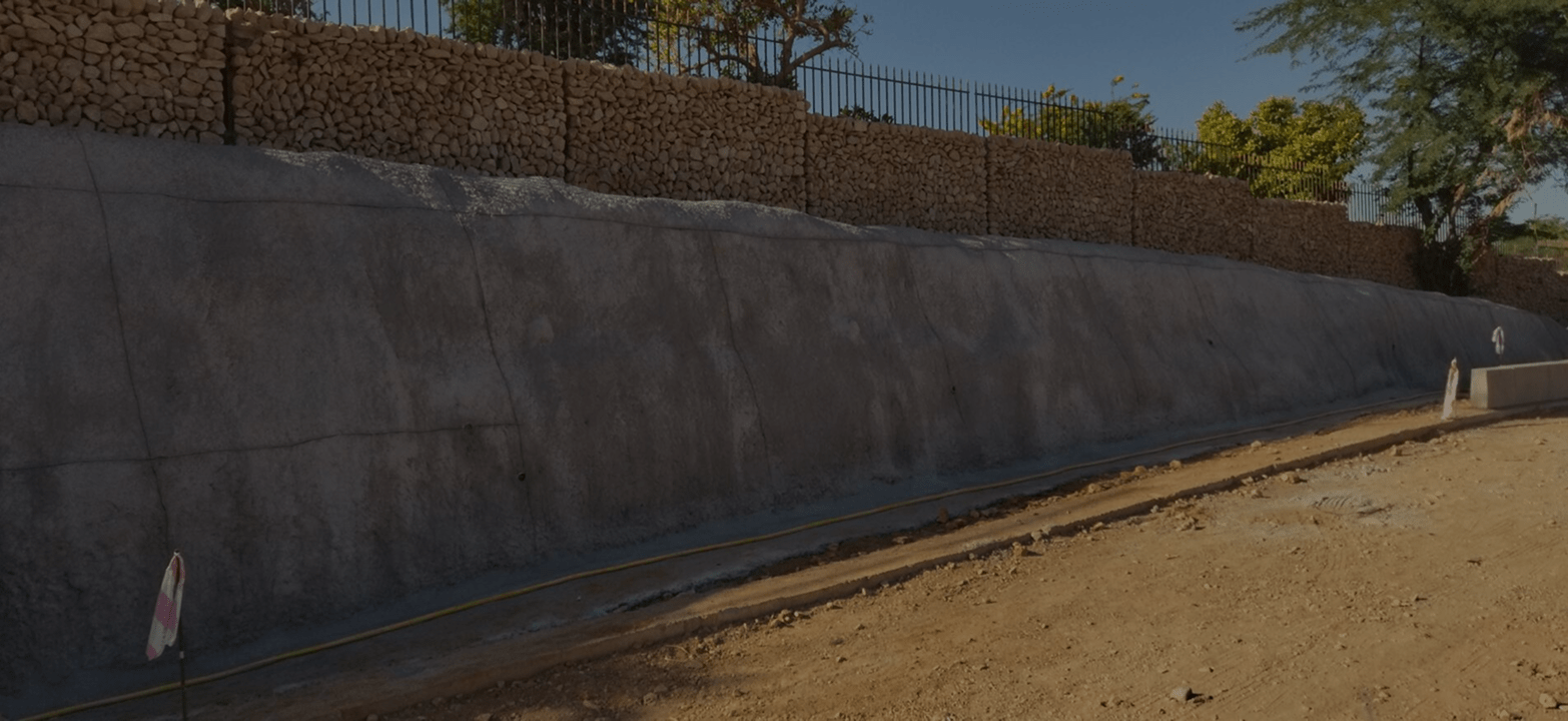 Slope Erosion Control System at His Majesty Villa