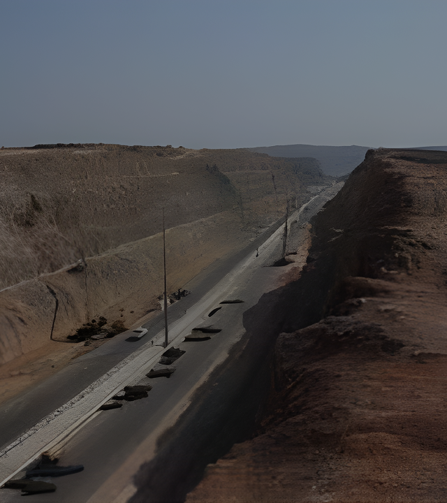 Slope Protection for Al Amerat - Quriyat Road Dualisation & Realignment