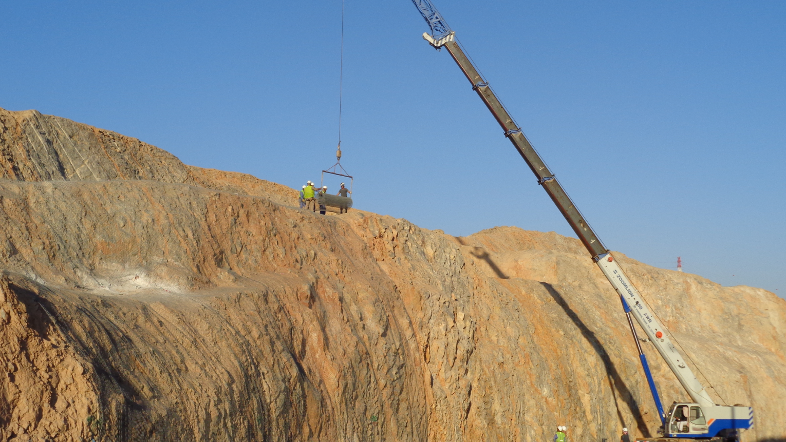 Slope Protection Works for the Construction of Hasic - Ash Shuwaymiyah Road