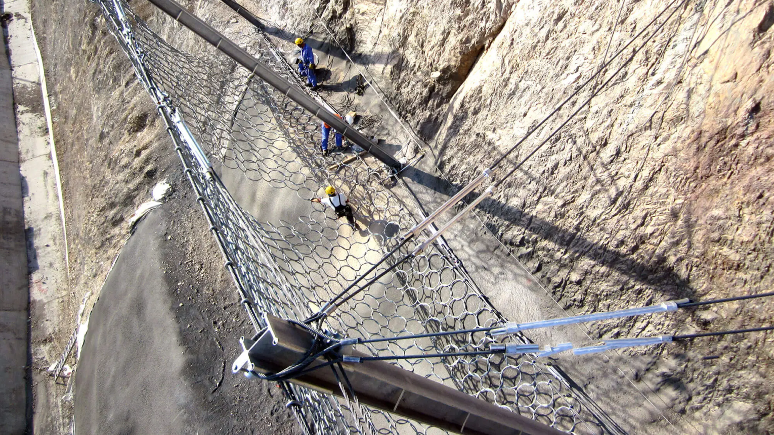 Rockfall Protection System for the Al Ansab Shooting Complex
