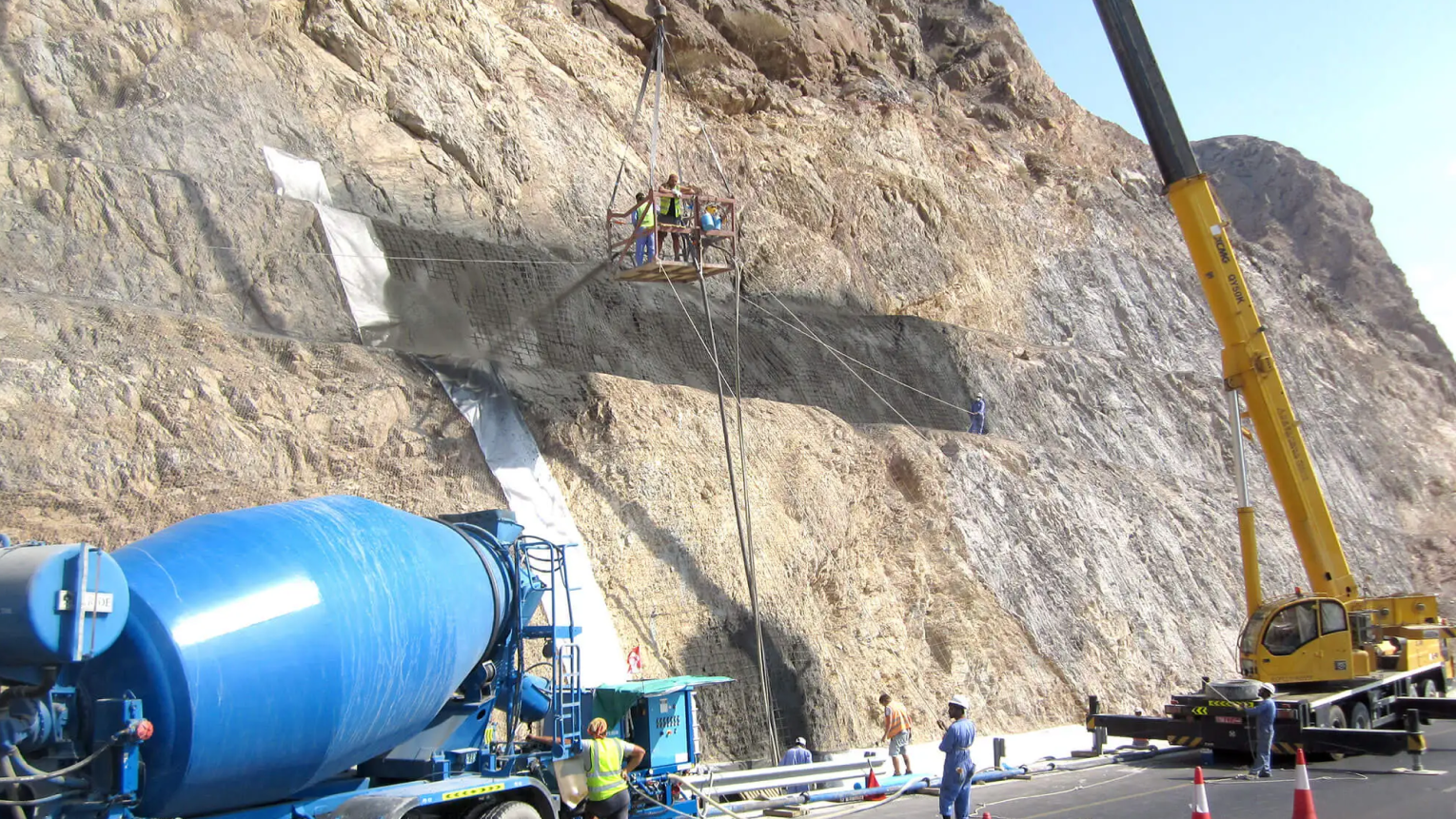 Slope Protection Works for the Design & Construction of Yiti Internal Roads at Al Husn