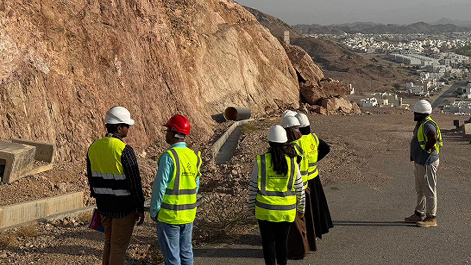 Rehabilitation & Slope Protection Works for Water Reservoir Roads in Al Amerat