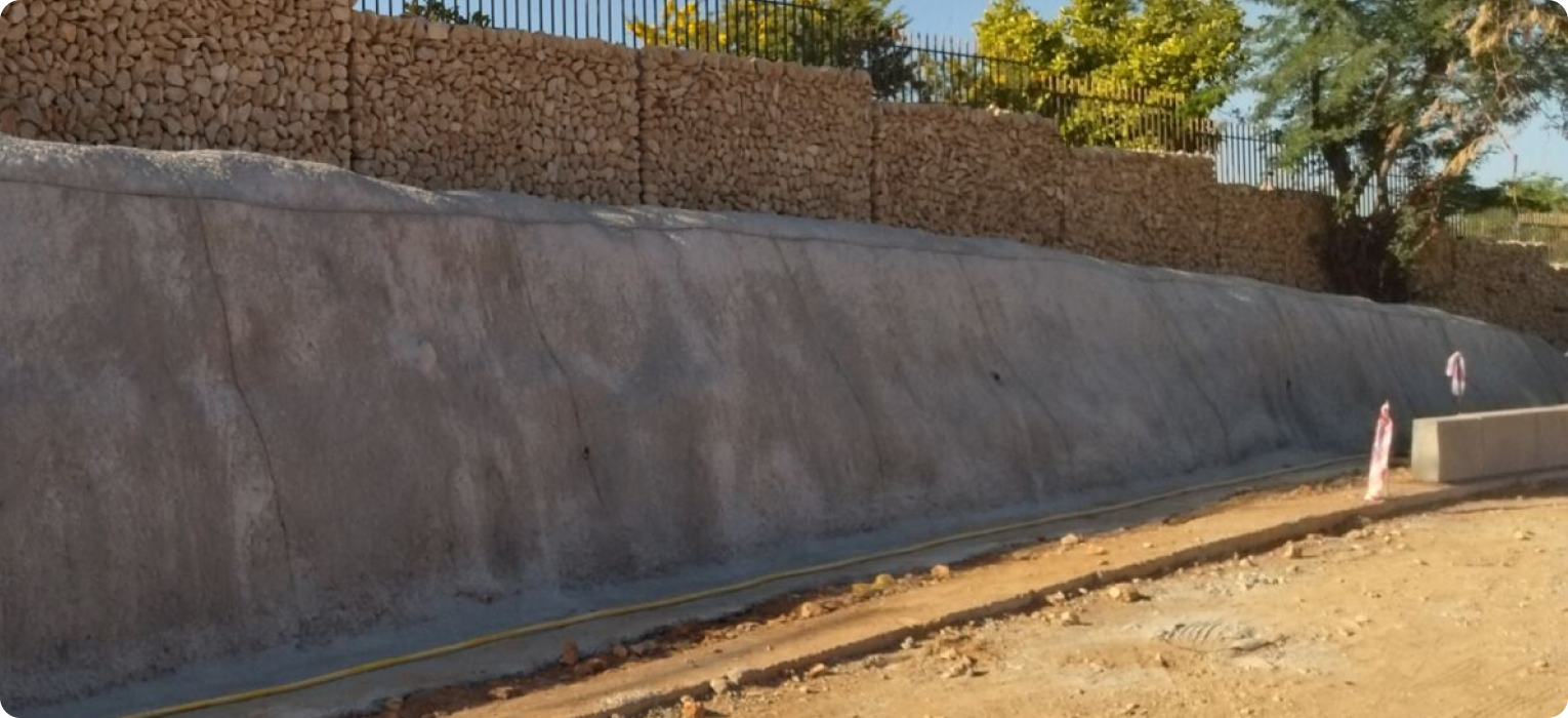 Slope Erosion Control System at His Majesty Sultan Haitham Bin Tariq Villa, Boushar