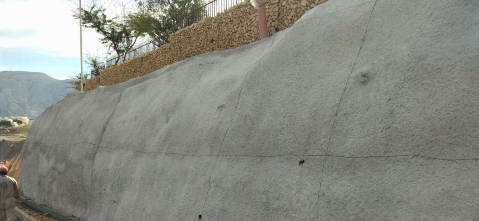 Slope Erosion Control System at His Majesty Sultan Haitham Bin Tariq Villa, Boushar