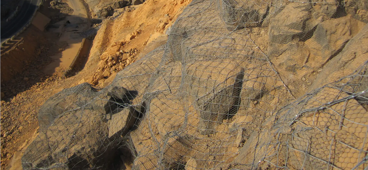 Slope Protection Works for Hay Al Turath - Ghubrat Nizwa Road